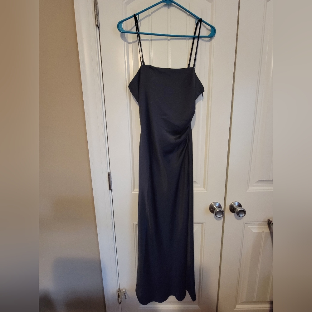 Floor Length Navy Dress, House of Harlow 1960, M, New With Tags